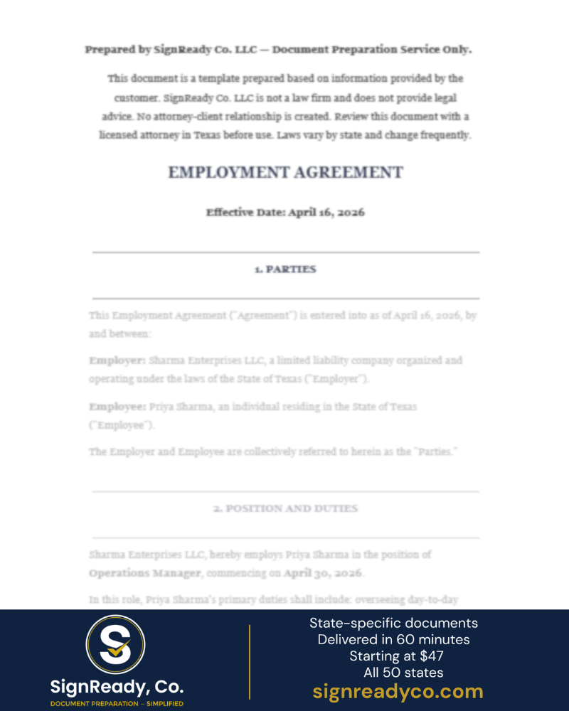 Employment Agreement