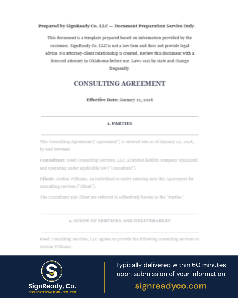 Consulting Agreement