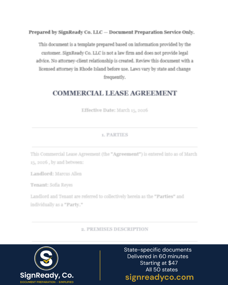 Commercial Lease Agreement