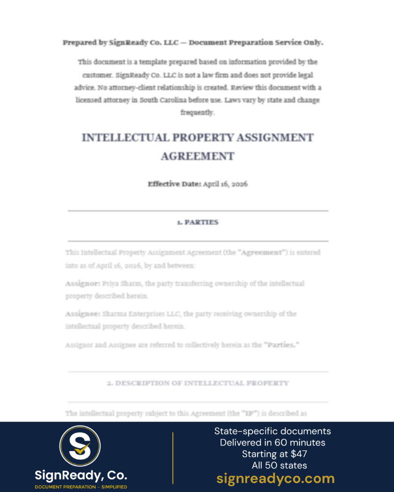 IP Assignment Agreement