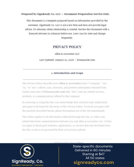 Privacy Policy