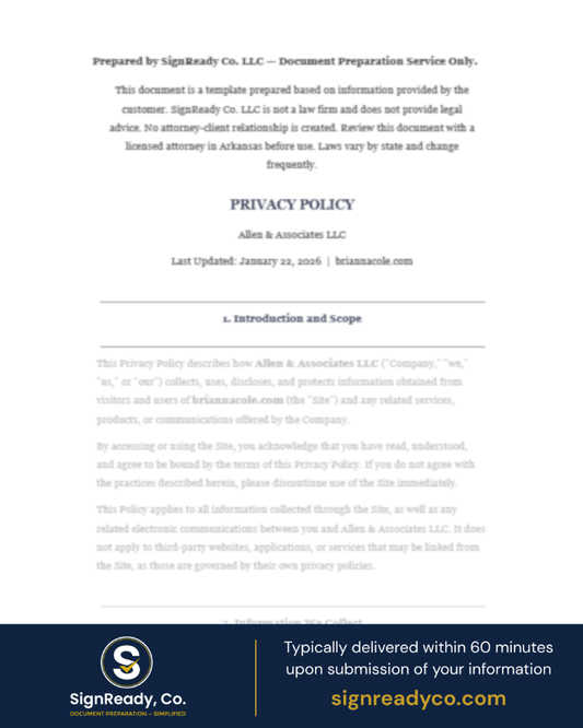 Privacy Policy