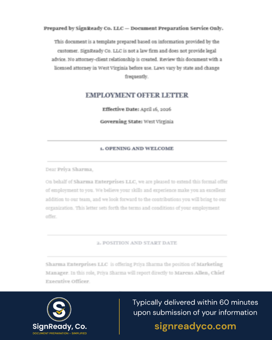 Offer Letter